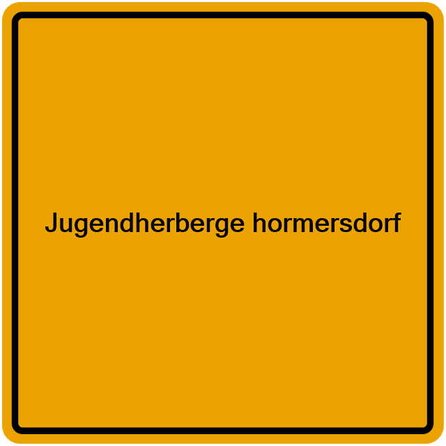 Einwohnermeldeamt24 Jugendherberge hormersdorf